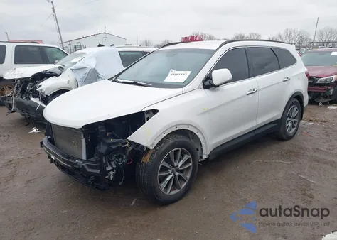 2017 Hyundai Santa Fe Se из США, поврежденный, VIN KM8SN4HF8HU188132